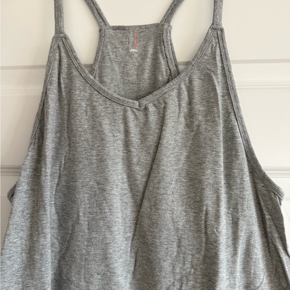 NEW Hot Shot Mini Dress Large Heather Grey - Picture 8 of 14
